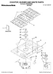 Diagram for 01 - Cooktop, Burner And Grate Parts