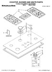 Diagram for 01 - Cooktop, Burner And Grate Parts