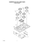 Diagram for 02 - Cooktop And Main Body, Literature