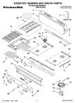 Diagram for 01 - Cooktop, Burner And Grate Parts