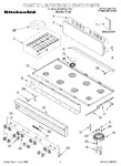 Diagram for 01 - Cooktop, Burner And Grate Parts