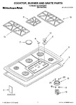 Diagram for 01 - Cooktop, Burner And Grate Parts