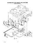 Diagram for 03 - Burner Box, Gas Valves, And Switches