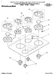 Diagram for 01 - Cooktop, Burner And Grate