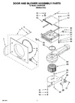 Diagram for 04 - Door And Blower Assembly Parts, Optional Parts (not Included)