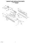 Diagram for 06 - Cabinet And Installation Parts