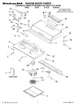 Diagram for 01 - Range Hood Parts