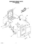 Diagram for 08 - Dispenser Front Parts