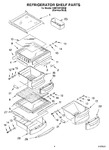 Diagram for 03 - Refrigerator Shelf Parts