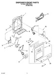 Diagram for 08 - Dispenser Front Parts