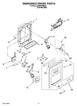 Diagram for 08 - Dispenser Front Parts