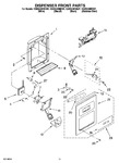 Diagram for 08 - Dispenser Front Parts