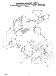 Diagram for 08 - Dispenser Front Parts