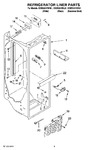 Diagram for 02 - Refrigerator Liner Parts