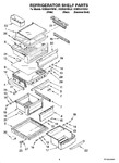 Diagram for 03 - Refrigerator Shelf Parts