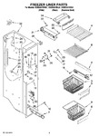 Diagram for 04 - Freezer Liner Parts