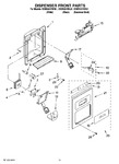 Diagram for 08 - Dispenser Front Parts