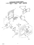 Diagram for 08 - Dispenser Front Parts