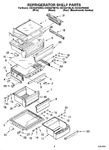 Diagram for 03 - Refrigerator Shelf Parts