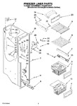 Diagram for 04 - Freezer Liner Parts