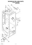 Diagram for 02 - Refrigerator Liner Parts