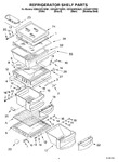 Diagram for 03 - Refrigerator Shelf Parts