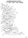 Diagram for 03 - Refrigerator Shelf Parts