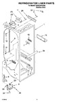 Diagram for 02 - Refrigerator Liner Parts