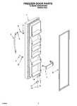 Diagram for 06 - Freezer Door Parts