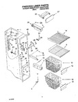 Diagram for 04 - Freezer Liner Parts