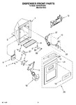 Diagram for 09 - Dispenser Front Parts