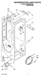 Diagram for 02 - Refrigerator Liner Parts