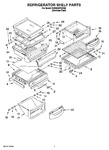 Diagram for 05 - Refrigerator Shelf Parts