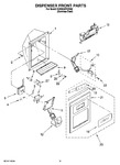 Diagram for 09 - Dispenser Front Parts