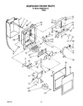 Diagram for 08 - Dispenser Front