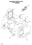 Diagram for 08 - Dispenser Front Parts