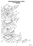 Diagram for 03 - Refrigerator Shelf Parts