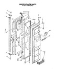 Diagram for 08 - Freezer Door