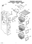 Diagram for 04 - Freezer Liner Parts