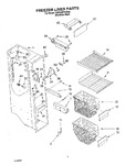 Diagram for 04 - Freezer Liner Parts