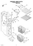 Diagram for 04 - Freezer Liner