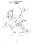 Diagram for 08 - Dispenser Front