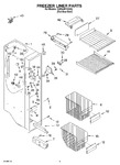 Diagram for 04 - Freezer Liner