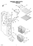 Diagram for 04 - Freezer Liner