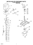 Diagram for 05 - Motor And Ice Container Parts