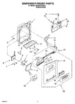 Diagram for 08 - Dispenser Front Parts