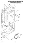 Diagram for 02 - Refrigerator Liner Parts