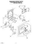 Diagram for 08 - Dispenser Front Parts