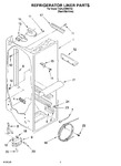 Diagram for 02 - Refrigerator Liner Parts