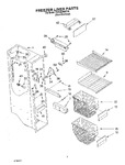 Diagram for 04 - Freezer Liner Parts